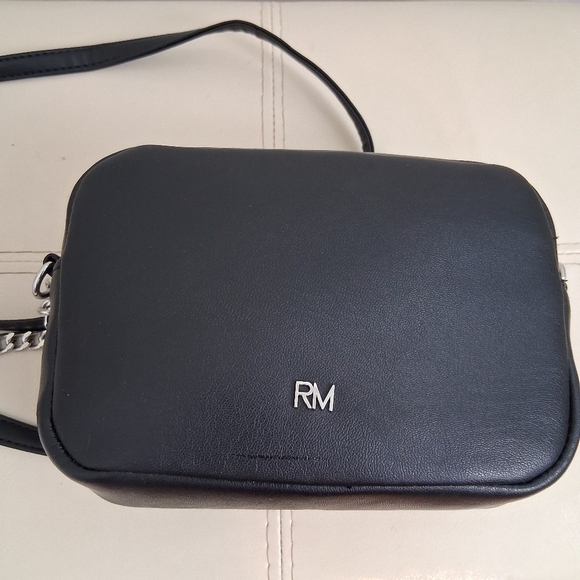 Rebecca Minkoff Black Studded Crossbody Bag Leather NWT - Picture 6 of 7